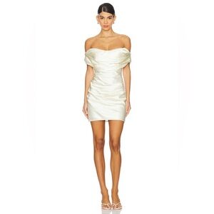 NWT LPA Leia Mini Dress in‎ Ivory Size XS